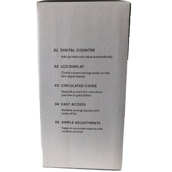 Digital Coin Counting Jar - Picture 3 of 3